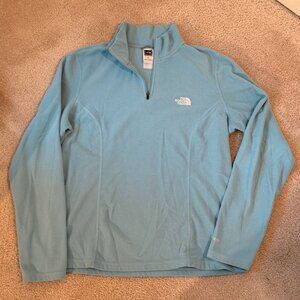 North Face quarter zip fleece, size Large